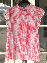 Load image into Gallery viewer, Flutter sleeve pink spotted top
