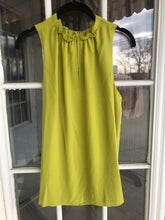 Load image into Gallery viewer, Sleeveless Blouse with Ruffle Detail
